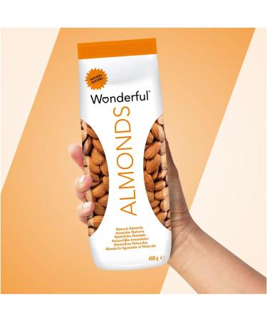 Wonderful Pistachios - Natural Almonds 400g (Packaging May Vary) - Buy Online on GoSupps.com