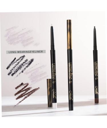 DRESSOOS Eyeliner Pencil Eye Liner Pencils Eye Pencil Women Makeup Waterproof Eye Liner Eyeliner Rotatable Eyebrow Pencil E43 - Buy Online on GoSupps.com