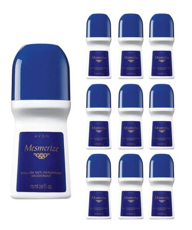 Avon Mesmerize for Him Roll-on 2.6 oz (12-Pack) - Long-lasting Fragrance for Men - Buy Online on GoSupps.com