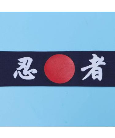 Minkissy Sunrise Kitchen Headband Sunrise Kitchen Supply Tie Sushi Chef Headband Japanese Symbol Ninja Print - Buy Online on GoSupps.com