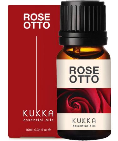 Kukka Rose Otto Essential Oil - Pure & Natural Rose Otto Oil for Diffuser Aromatherapy, Bath Bombs, Soaps and Candles - 10ml - Buy Online on GoSupps.com