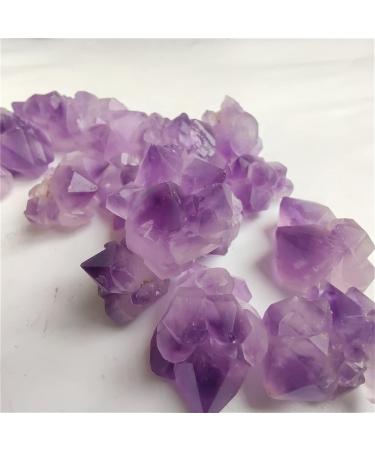 Natural Crystal Rough 100g Natural Raw Stone Crystal Amethyst Irregular Rock Purple for Specimen Collection Garden Decor 1-2cm Purple - Buy Online on GoSupps.com