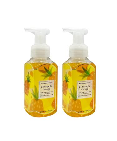 Bath & Body Works Pineapple Mango Hand Soap 2-Pack - 8.75 oz Gentle Foaming Formula - Buy Online on GoSupps.com