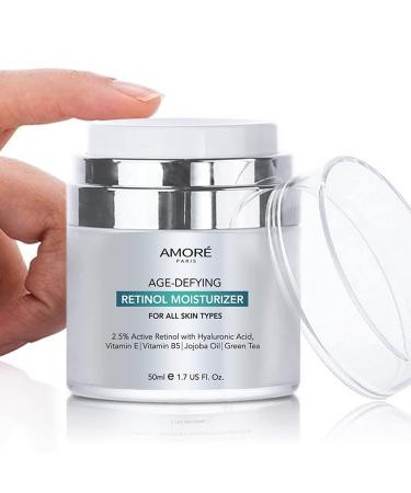 Retinol 2.5% High Potency Anti-Aging Moisturizer Cream (1.7 Fl. Oz.) Silver - Buy Online on GoSupps.com