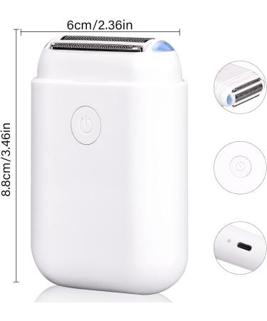 IPX5 Waterproof Electric Shaver for Women - Mini Epilator for Legs Arms & Intimate Areas - Buy Online on GoSupps.com