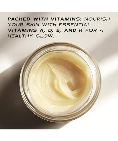 Suet Beef Tallow & Raw Honey Balm | Natural Face & Body Moisturizer with Vanilla Essential Oil (4oz) - Grass-Fed International Shipping - Buy Online on GoSupps.com
