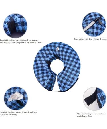 Ducomi Inflatable Dog & Cat Hinges - Post-Op Comfort & Movement Freedom | Scratch & Bite Prevention (Hahnenstrag L) - Buy Online on GoSupps.com