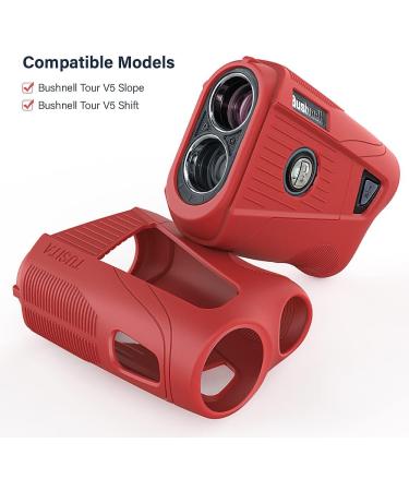 Tusita Replacement Cover for Bushnell Tour V5 Slope Shift | Silicone Protective Case | Red Golf Laser Rangefinder Accessories - Getaway Solids - Buy Online on GoSupps.com