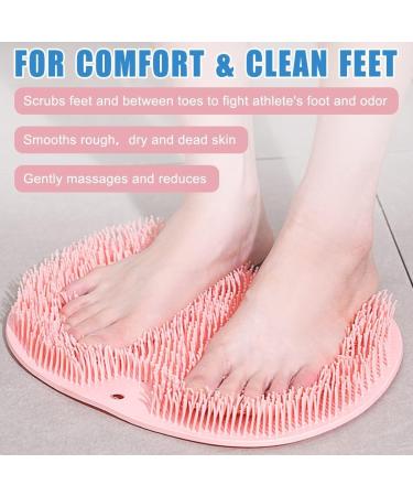 Yodaoli Shower Foot & Back Scrubber Mat - Non-Slip Silicone Foot Massager with Suction Cups (Green) - Ideal Shower Accessory for Relaxation & Cleansing - Buy Online on GoSupps.com