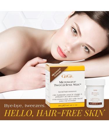 GiGi Microwave Tweezeless Wax 1 oz - Facial Hair Remover - Buy Online on GoSupps.com