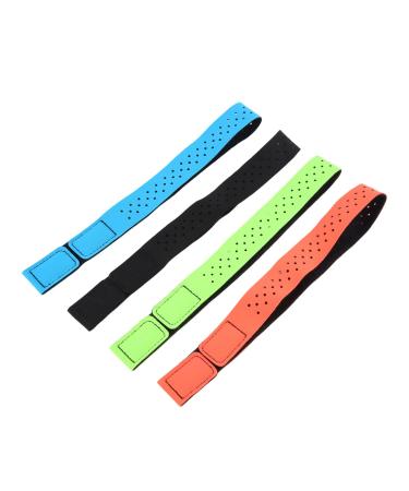 yomoe 4 Pack Heart Rate Monitor Bracelet Adjustable Replacement Wristband Universal Sports Wrist Band L