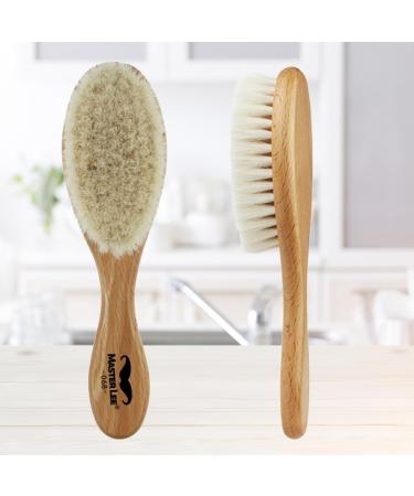 FRCOLOR Men's Beard & Mustache Brush Set - 2pcs Wooden Grooming Tools for Perfect Facial Hair Care - Buy Online on GoSupps.com