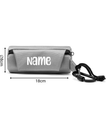 Durable Lonto Dog Feed Bag - Water-Repellent Snack Bag with Zipper & Velcro - 18x7x7 cm - Personalized Name Print - International Shipping - Buy Online on GoSupps.com