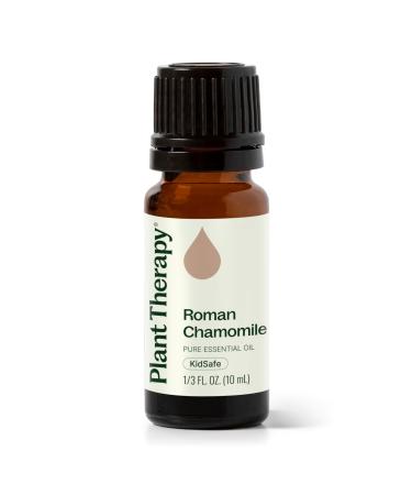 Plant Therapy Roman Chamomile Essential Oil 10 mL (1/3 oz) 100% Pure Undiluted Great for Essential Oil Diffusers Promotes Restful Sleep Supports Healthy Skin