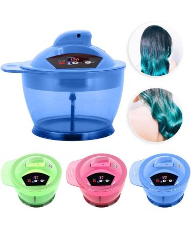 Electric Hair Coloring Bowl Automatic Dyestuff Mixer Dyeing Blender DIY Hair Care Highlighting Tools Kit Hair Dye Cream Mixing Bowl Rechargeable Grinder for Home Barber Salon(Green) - Buy Online on GoSupps.com