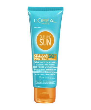 L'Or al Paris Sublime Sun Cellular Protect Multi-Protective Face Sun Cream SPF50 75 ml