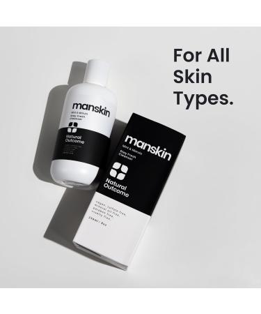 Men's Skin Face Wash - Mint & Marula Refreshing Cleansing Gel | Sulfate-Free 8 oz | International Shipping - Buy Online on GoSupps.com