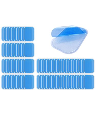 Kellegour 80 pieces EMS Gel Pads abdominal muscle trainer gel pads trainer replacement gel leaf ABS trainer replacement gel pad for body muscle coaches abdominal muscle coaches belly coaches and hip trimmers