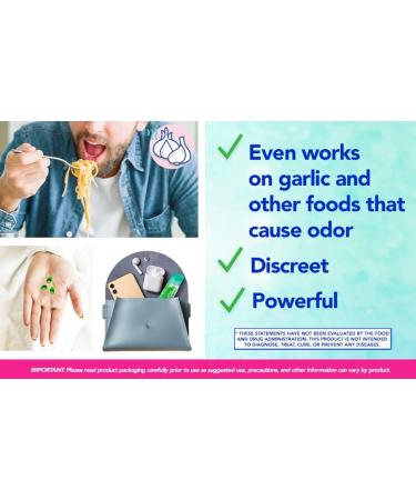 Beyond Breath Natural Capsules - Freshen Breath from Inside Out, Works on Garlic & Food Odors - Up to 8 Hours - 50ct - Buy Online on GoSupps.com