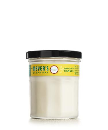 Mrs. Meyer's Clean Day Scented Soy Aromatherapy Candle 25 Hour Burn Time Made with Soy Wax and Essential Oils Honeysuckle Scent 140 gram Candle Jar