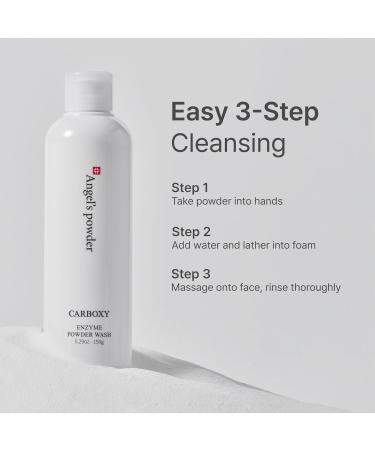 bonkorea Angel s Powder Carboxy Enzyme Wash Gentle Daily Powder Cleanser with Papain Enzyme Green Tea & Coconut pH 5.5 5.29 oz - Buy Online on GoSupps.com