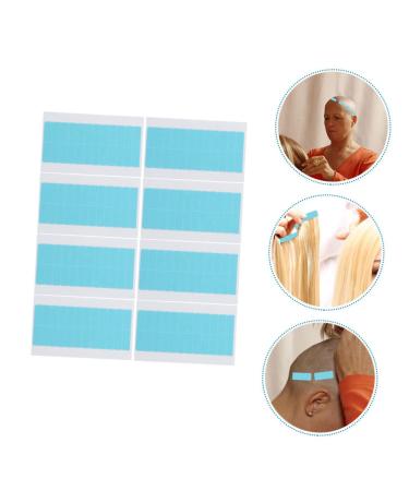 FRCOLOR 24 Sheets Seamless Hair Extensions Stickers for Hair Extensions Hair Band for Women Invisible Hair Extension Tape Wig Tape for Women No Trace Blue Glue Women - Buy Online on GoSupps.com