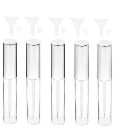 FOMIYES 15 Pcs Empty Mascara Tube and Wand Mascara Tubes Empty Oil Mascara Containers Empty 1 g (Pack of 1) Transparentx3pcs