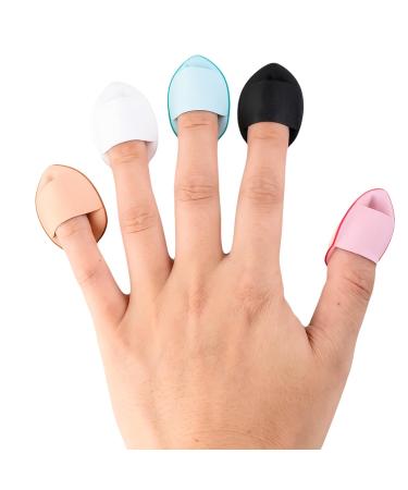 Sibba 25 Pack Puff Sponges - Beauty Blending Makeup Applicators for Liquid Foundation & Eye Makeup - Soft Pads in White Powder Black and Haut - Buy Online on GoSupps.com