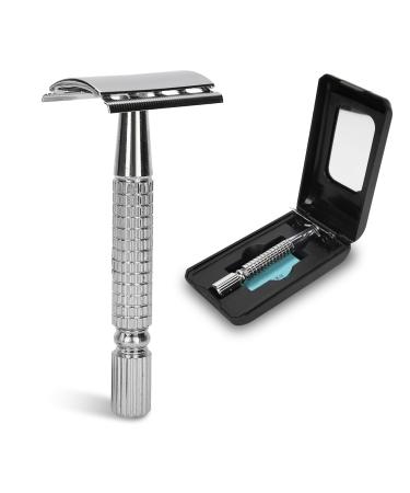 Classic razor portable classic dual edge security shave made of stainless steel for men shaving set for men wireless wet and dry razors accessories