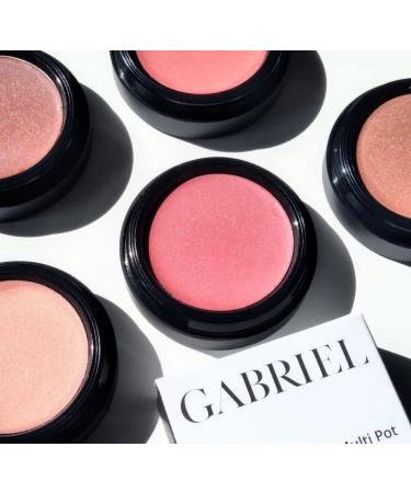 Gabriel Cosmetics Multi Pot (Florentina - Burgundy) | 3-in-1 for Eyes, Lips, and Cheeks | Natural, Paraben-Free, Vegan | 0.08 oz - Buy Online on GoSupps.com