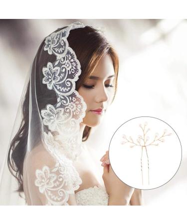 Elegant Pearl Flower Bridal Hair Clip - Metal Wedding Hair Jewelry for Women - Buy Online on GoSupps.com