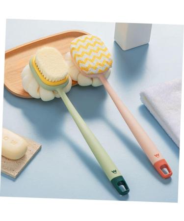 BELLIFFY Exfoliating Bath Brush Loofah Scrubber for Men - Shower Body Brush with Handle - Buy Online on GoSupps.com