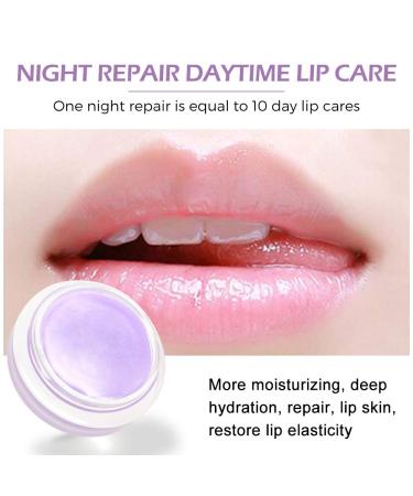 Lip Sleeping Mask with Lip Scrubs Exfoliator & Moisturizer - Intensive Overnight Repair Treatment for Hydrated, Smooth Lips - Lavender Scented - Buy Online on GoSupps.com