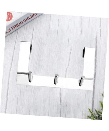 Cabilock Over Door Towel Rack Over The Door Clothes Hanger Towel Hanger Over Door Decorate Hat Rack Nail 21.3*12.4cm 3 Hooks - Buy Online on GoSupps.com