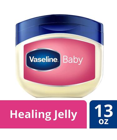 Vaseline Baby 13 oz (368 g) Pack of 2 - Soothing Petroleum Jelly for Baby's Skin - Buy Online on GoSupps.com