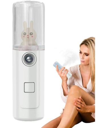 Mister for Lash Extensions | Sprayer Mister Hydrating Portable Eyelash Aftercare Tool - Rechargeable Face Steamer for Lash Salon Make-Up & Skincare Treatments Shzons L8-little White Rabbit - Buy Online on GoSupps.com
