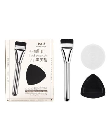 Ultra Thin Foundation Makeup Brush Set | Soft Cream Brushes & Puff Storage Box | Ideal for Girls & Women - Buy Online on GoSupps.com