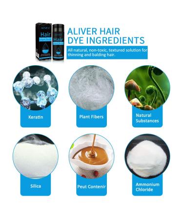Thinning Hair Concealer Fibers 0.97oz (Dark Brown) - Men & Women - Natural Formula for Instant Thickness - Buy Online on GoSupps.com