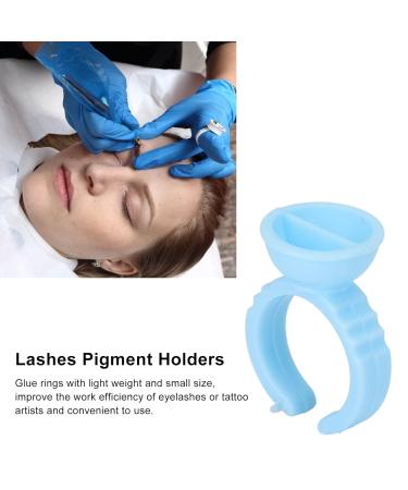 Glue Rings for Eyelash Extensions | Blue Excess Glue Cups - International Shipping Available - Buy Online on GoSupps.com