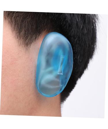 FOMIYES 4 Pairs Ear Plugs Ear Cover Salon Ear Heat Protector Hair Salon Ear Caps Ear Shower Cap Blue Hair Toner Hair Dye Accessories Hair Dye Tools Dye Silicone Ear Water Proof Shield - Buy Online on GoSupps.com