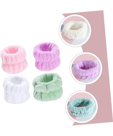 Healeved 20 Pairs Wristband Wrist Washband Shower Hair Band Supple Wrist Strap Towel Headband Small Toy Fridge Skincare Headbands Face Wash Wrist Band Miss Wipe Sweat Sweatband Plush - Buy Online on GoSupps.com