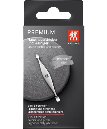 ZWILLING Premium Silver 90mm Cuticle Pusher (Nail Cleanser Dual Instrument Suitable for Natural and False Nails) - Buy Online on GoSupps.com