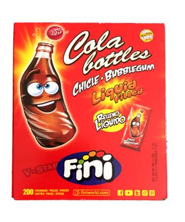 Buy Box Fini Bubblegum Cola Bottles 200s - Sweet Chewing Gum Treat | International Shipping Available - Buy Online on GoSupps.com