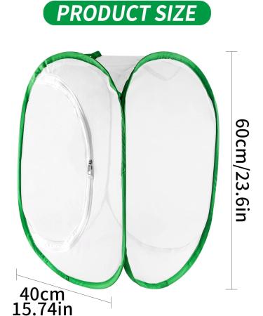 TSLBW Insect Butterfly Habitat Butterfly Garden Kit Large Butterfly Habitat Cage Collapsible Pop-up Insect Monarch Butterfly Net Butterfly House for Kids 40 * 40 * 60cm - Buy Online on GoSupps.com