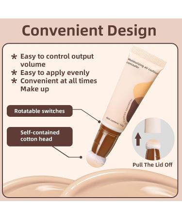 NewBang Concealer Beauty Wand Liquid Contour Stick - Full Coverage Hydrating Concealer for Dark Circles & Redness - Bronzer Cream Face Contouring Pen - Imperfections Correct Makeup - Buy Online on GoSupps.com