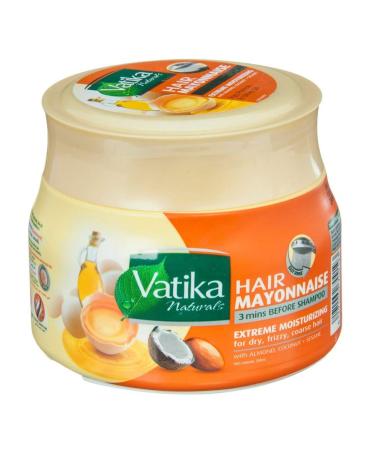 Natural Vatika Hair Mayonnaise Moisturizing 3 mins Before Shampoo 500 ml ((Almond Coconut Sesame))