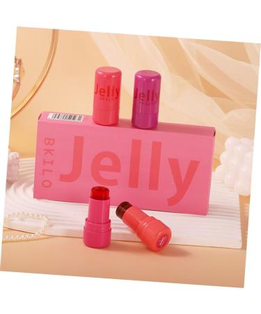 BIUDECO 4pcs Jelly Blush Set Blouses Makeup Blush Makeup Brishes Jelly Blush Stick Blush for Makeup Plastic - Buy Online on GoSupps.com