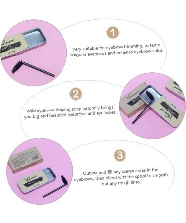 PLAFOPE 1 Set Eyebrow Soap Gel Clear Lamination Kit Wax Makeup Kit Soap Brows Brow Styling Cream Gel Texture - Buy Online on GoSupps.com
