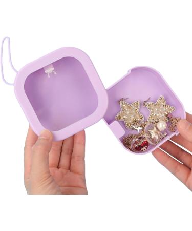 Hair Scrunchie Organiser Hair Scrunchie Storage Jewellery Organiser Storage Hair Bobbles Box for Hair Bobbles Storage Small Storage Box for Hair Ties Organiser purple - Buy Online on GoSupps.com