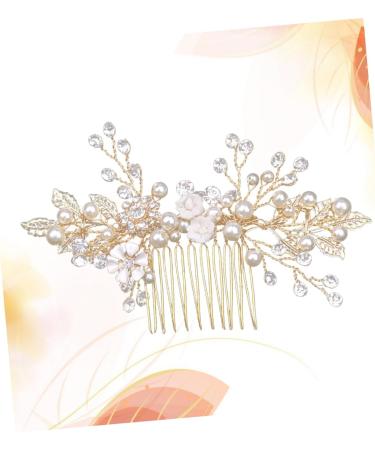 DOITOOL Women Hair Comb Alloy Hair Comb Bridal Hair Comb Crystal Hair Comb Hair Accessories Women's Headgear Wedding - Buy Online on GoSupps.com